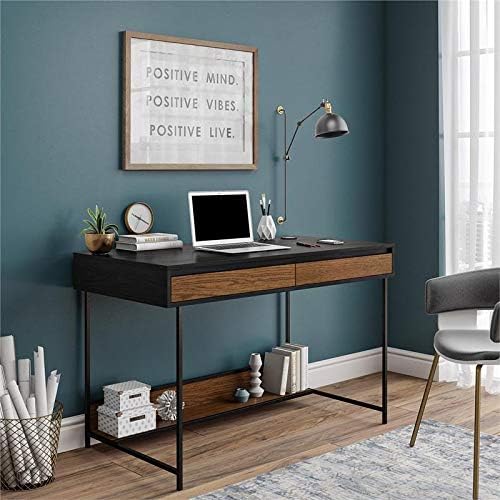 Ameriwood Home Reznor Computer Desk in Black Oak