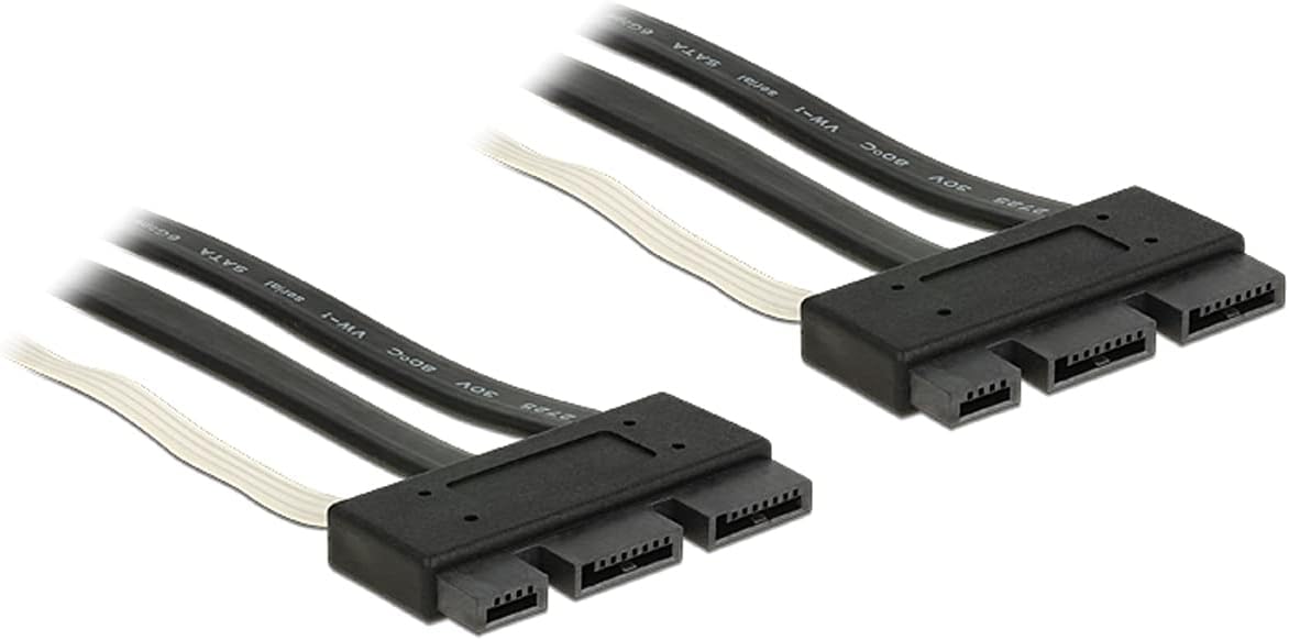 Cablecc PCI-E 3.0 4.0 to SFF-8643 Card Adapter and U.2 U2 SFF-8639 NVME PCIe SSD Cable for Mainboard SSD Pack of 2