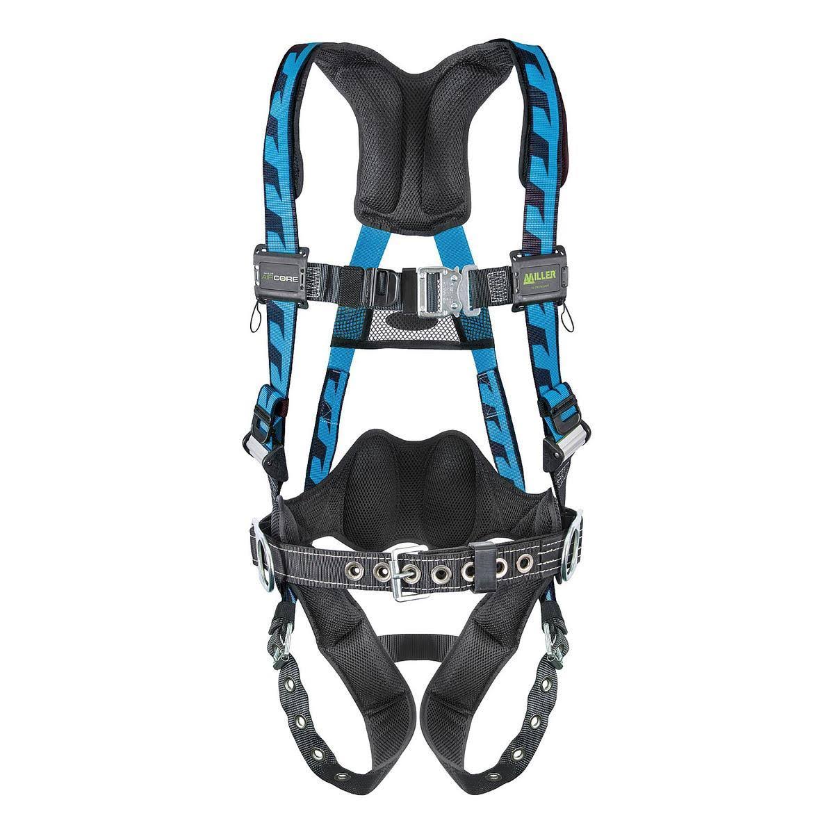 Miller by Honeywell Full Body Harness, Blue AC-TB-BDP/UBL