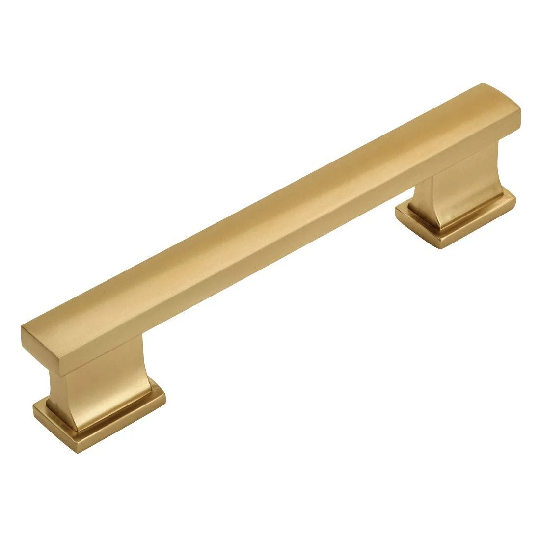 10 Pack - Cosmas 702-96GC Gold Champagne Contemporary Cabinet Hardware Handle Pull - 3-3/4x22 inch (96mm) Hole Centers