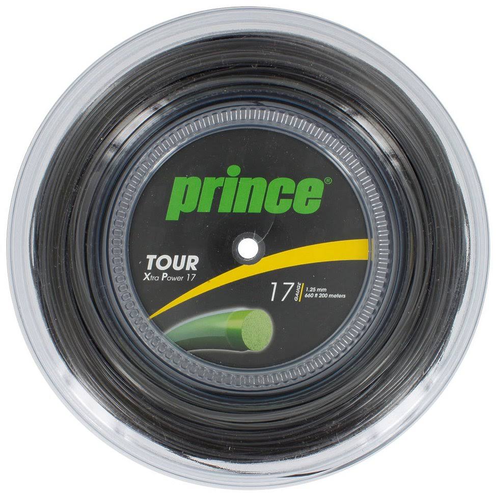 Prince 7J930-020R Tour XP 17g 660 Feet Tennis String Reel Black