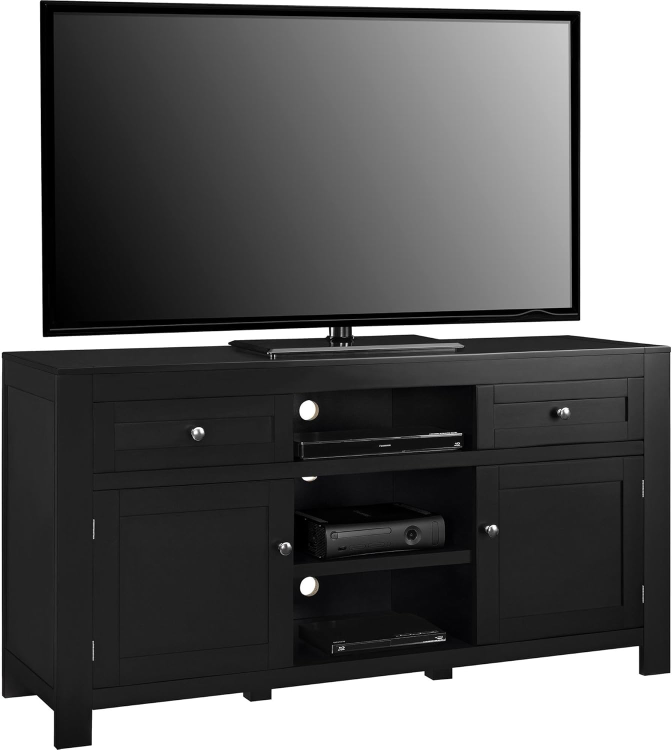 Ameriwood Home Hadley TV Stand, Black