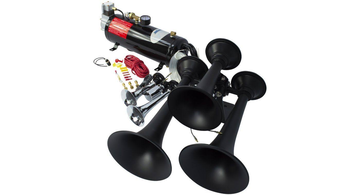 HornBlasters Spocker Rhino Black 3 Liter Horn Kit