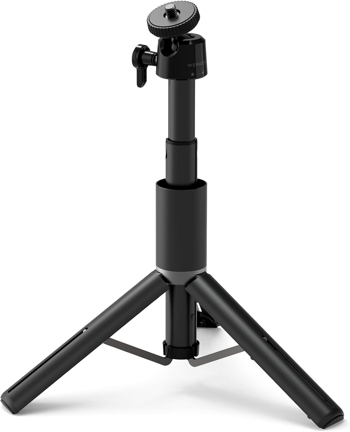 WEWATCH Projector Pocket Tripod Stand - PS101 12 inch Lightweight Tripod Stand, Compact, Aluminum Alloy Portable Projector Stand with 360&deg; Ball Head for Projectors, Cell Phone, IP Camera and Webcam