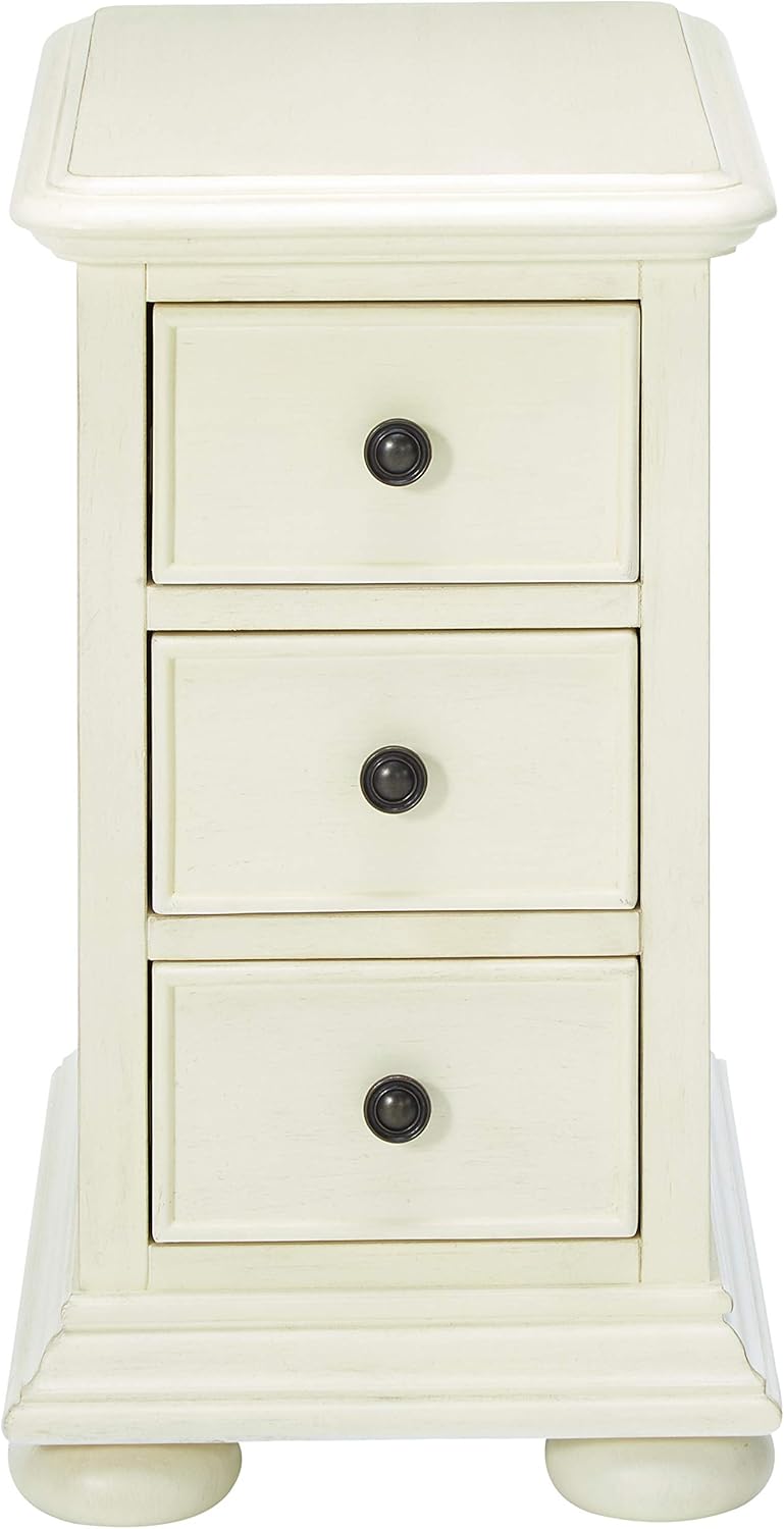 Pulaski Coastal Chairside White Accent Chest Cabinet