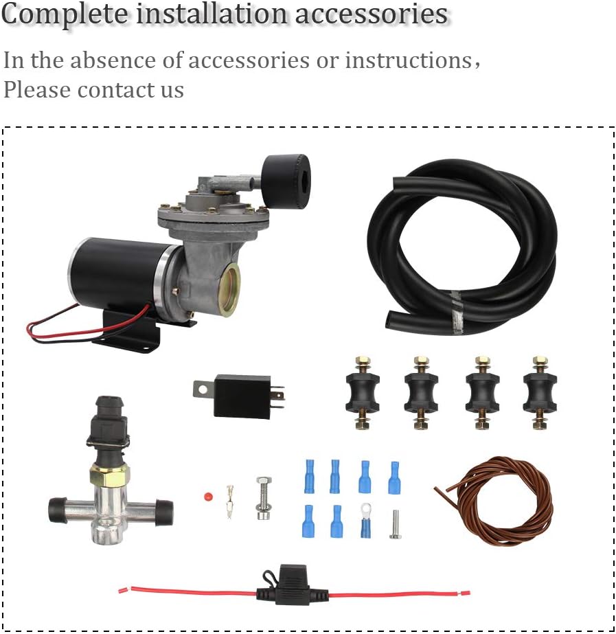 Dracarys 28146 Electric Vacuum Pump Kit For Brake Booster Vacuum Pump Electric Vacuum Pump For Brakes