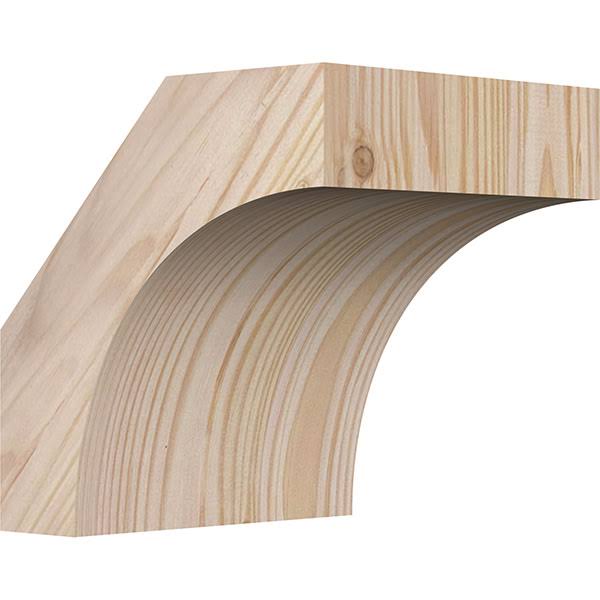 5 1/2x22W x 6x22D x 6x22H Westlake Smooth Brace, Douglas Fir