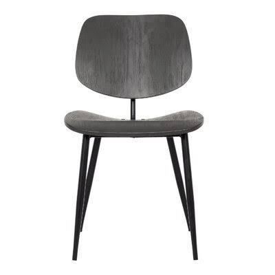 Shmavon Side Chair Corrigan Studio Frame Color: Black
