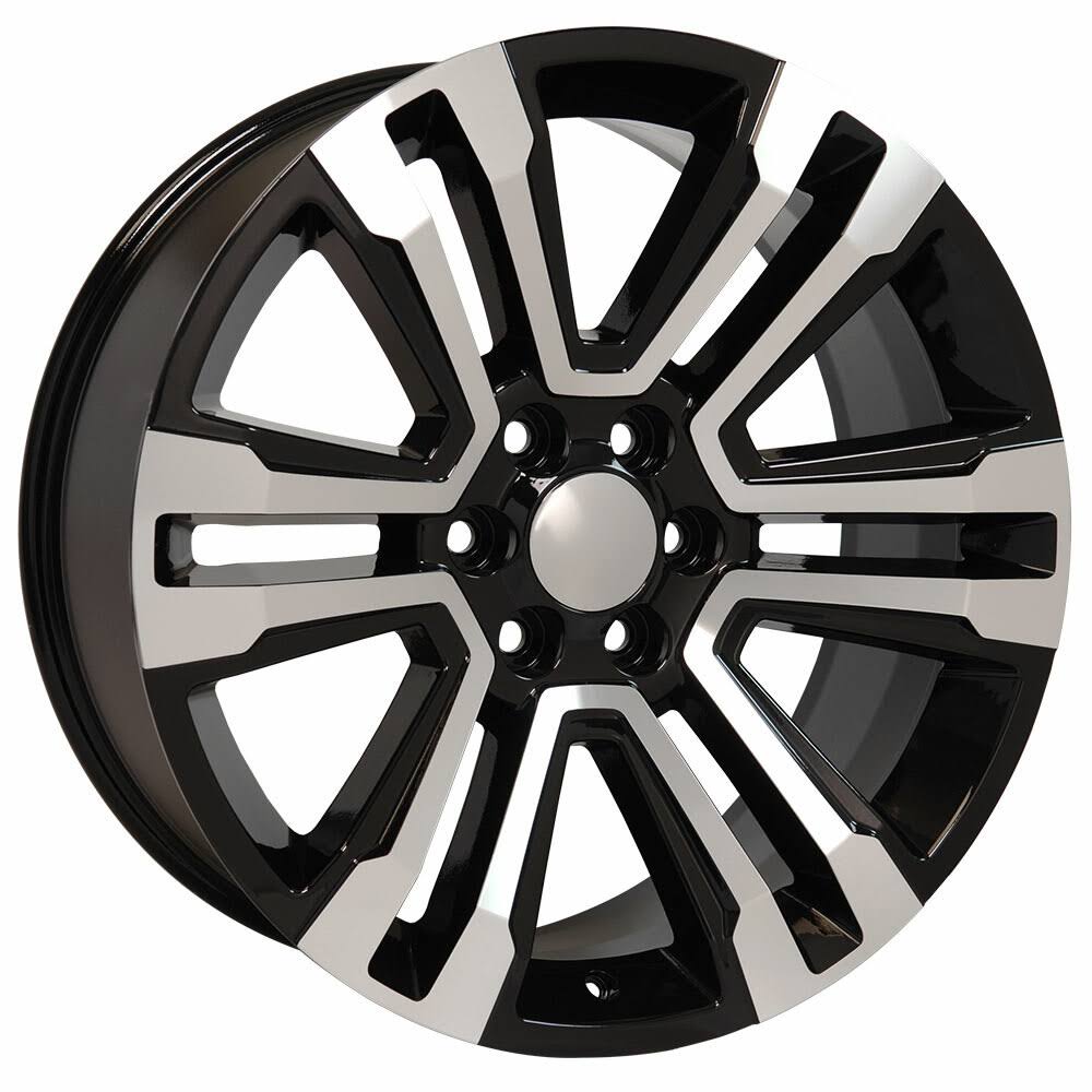 2008 Nissan Titan OE Machined Gloss Black CV44 Wheel