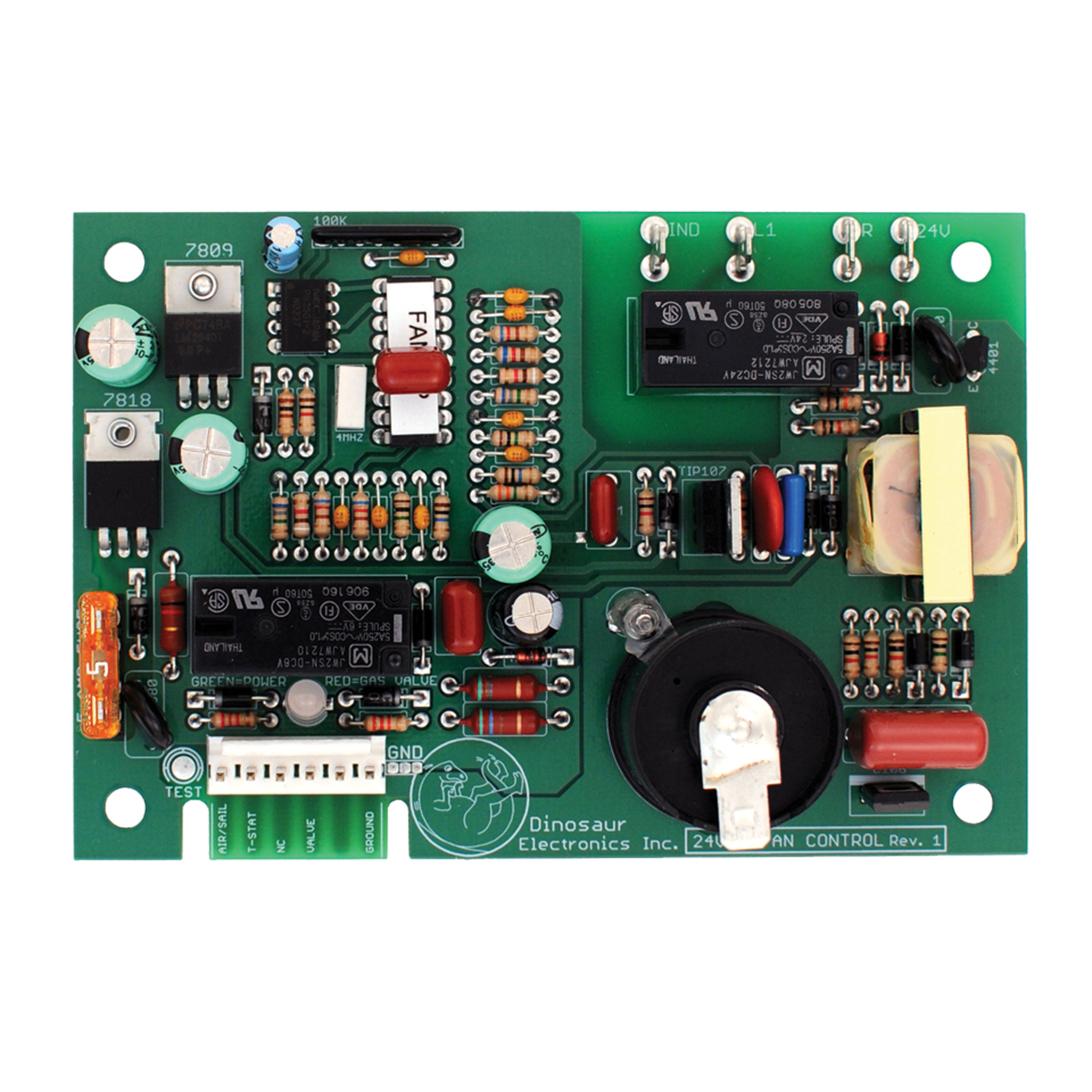 Dinosaur Electronics Fan Control Board 24VAC - 24vacfanboard