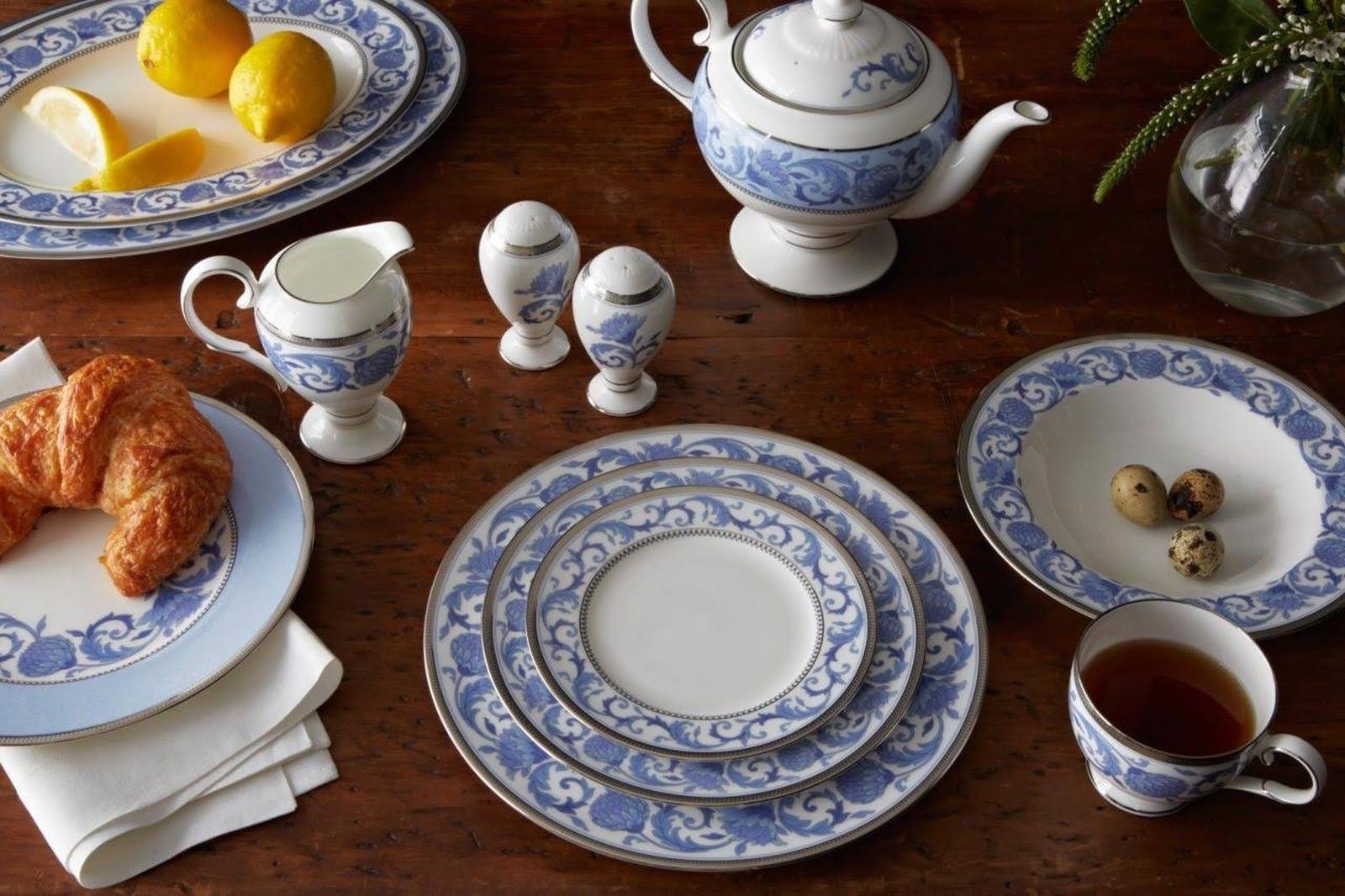Noritake Sonnet in Blue 5-Piece Place Setting