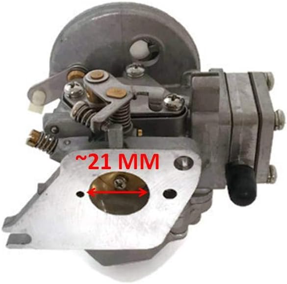 Boat motor 6E0-14301 6E3-14301 Carburetor Carb Carburettor Assy for Yamaha Outboard 4HP 5HP 2 stroke engine Pack of 2