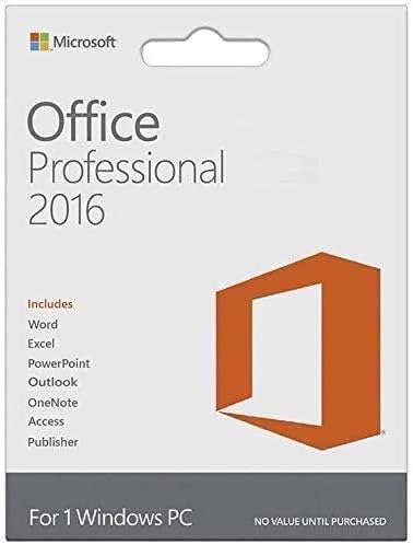 Office Professional 2016 1 PC (Lifetime Version) Pack of 2