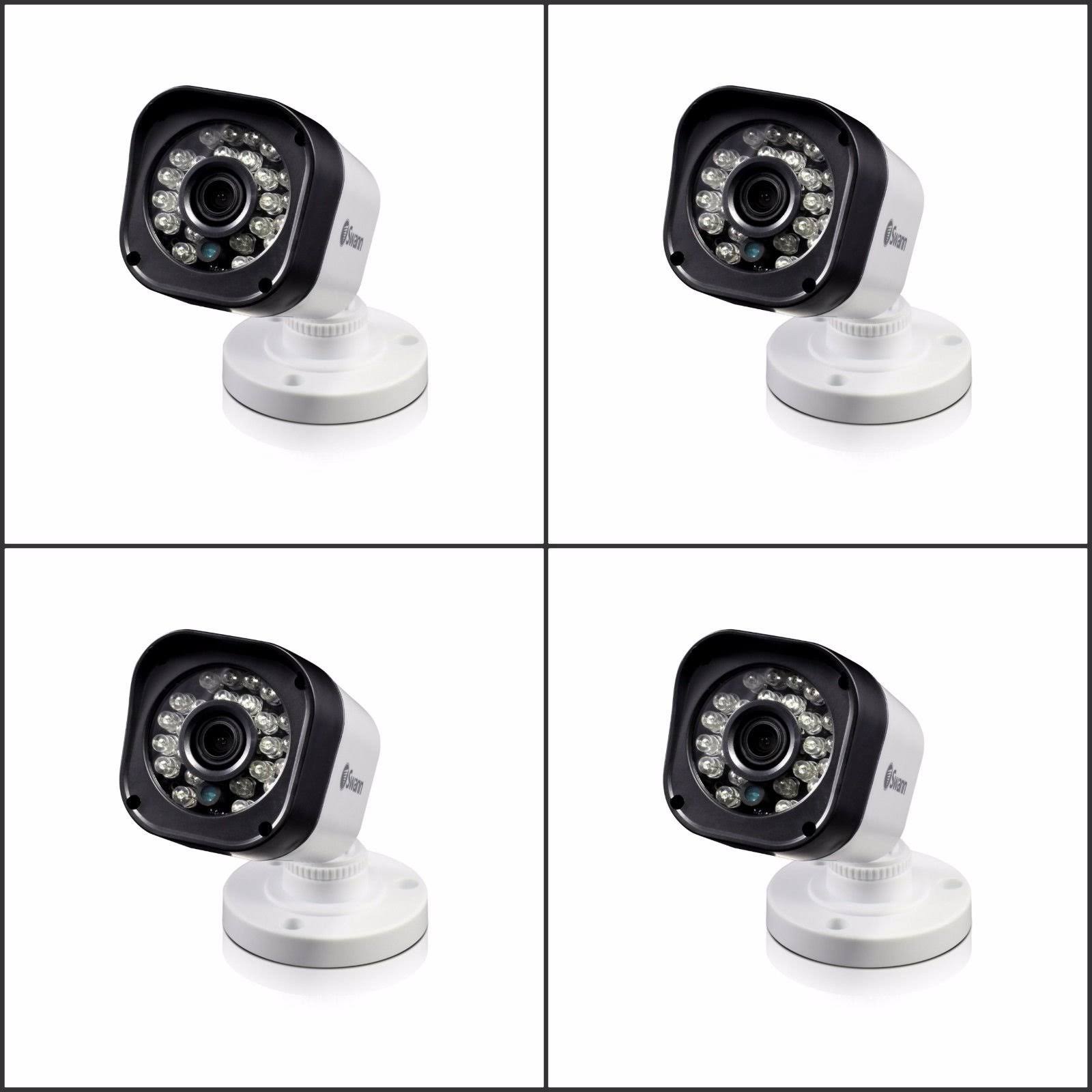 Swann SRPRO-T835BWB4-US , PRO-T835 720p HD Bullet Security Camera 4 Pack
