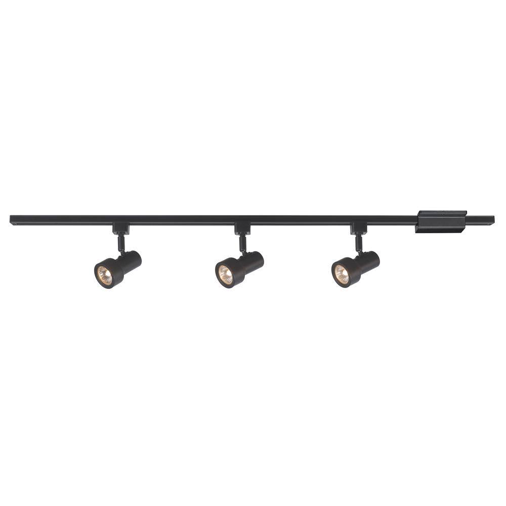 Hampton Bay 44x22 3-Light Track Lighting Fixture Black 803929