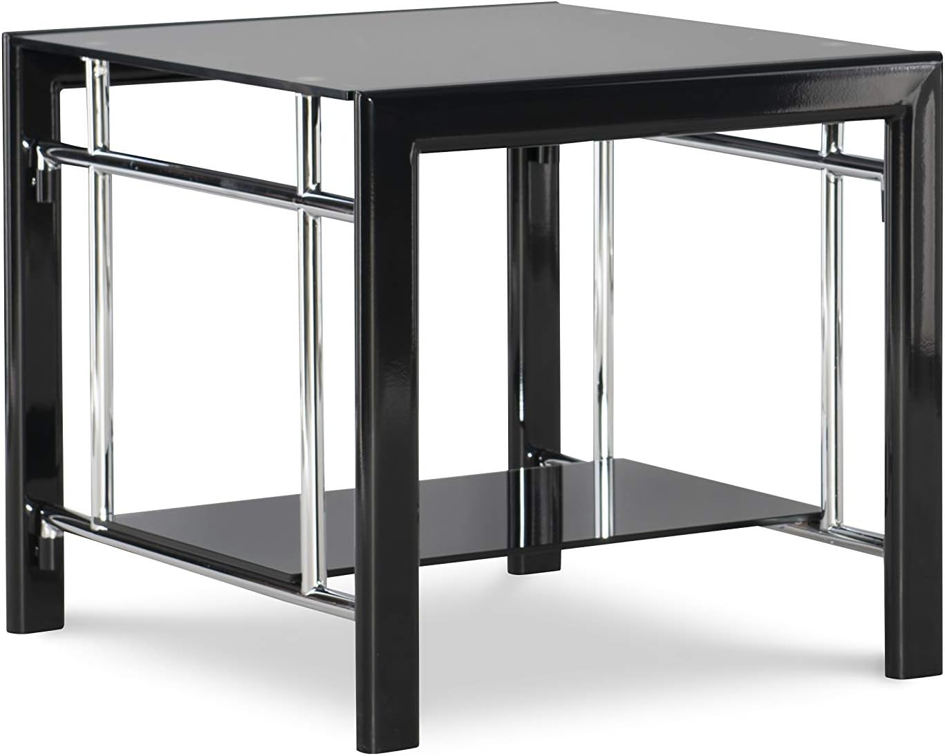 Powell Company Powell Klein Black Glass End Table
