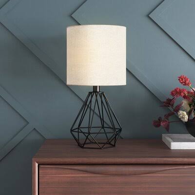 Cowie 18x22 Table Lamp Mercury Row Base Color: Black