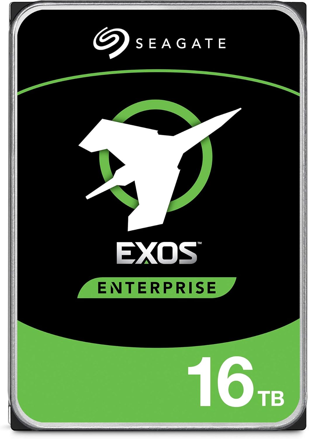 Seagate 16TB HDD Exos X16 7200 RPM 512e/4Kn SATA 6Gb/s 256MB Cache 3.5-Inch Enterprise Hard Drive (ST16000NM001G)