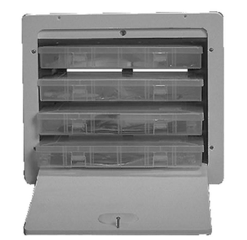 Teak Isle - 25832 Built-in Tackle Box XL 4 Comp.
