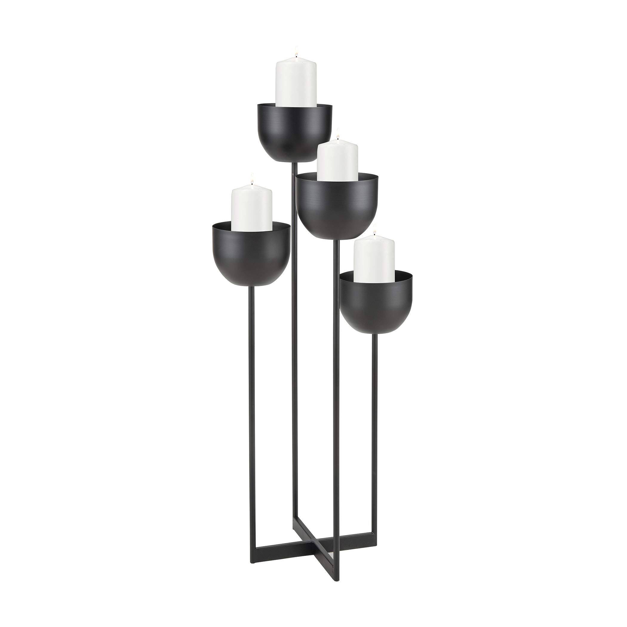 Elk Home 3200-232 Tulip Candle Holder in Black