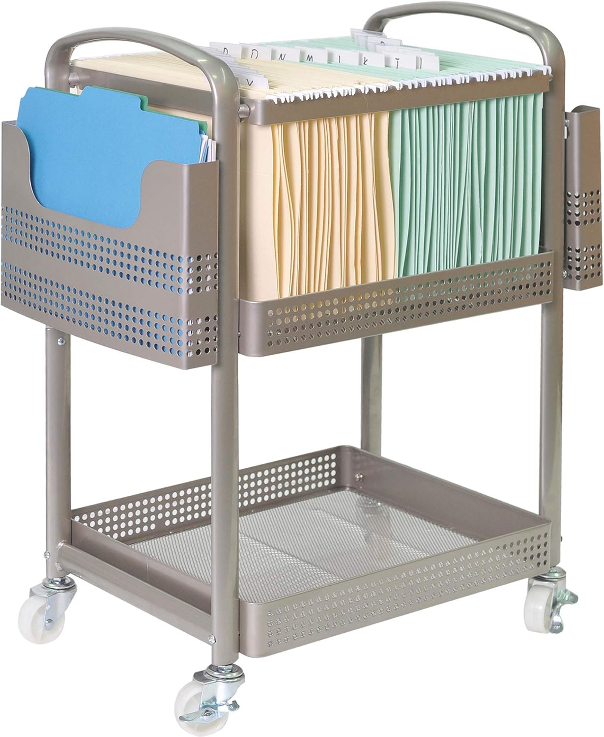 Lorell File Mobile Cart, 25.3