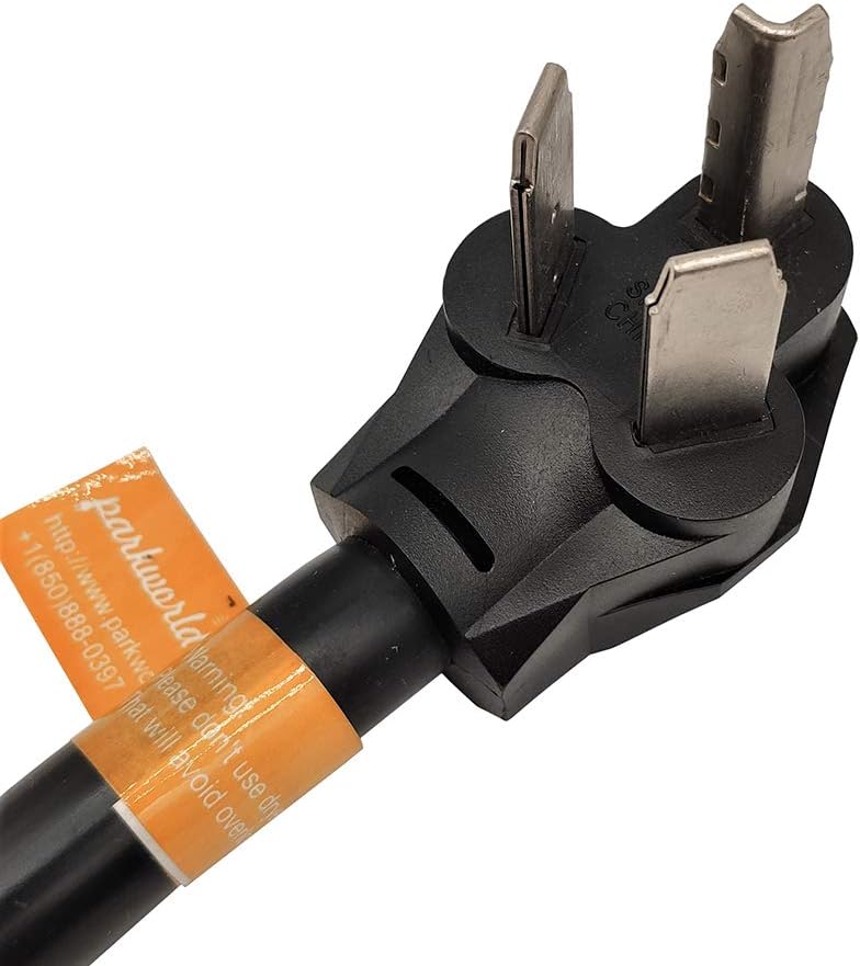 Parkworld 886580 Dryer Splitter, NEMA 10-30P Male Plug to (2) 10-30R Female Receptacle, Dryer 3-Prong 30 AMP 10-30 Y Adapter Cord (3 feet) Pack of 2