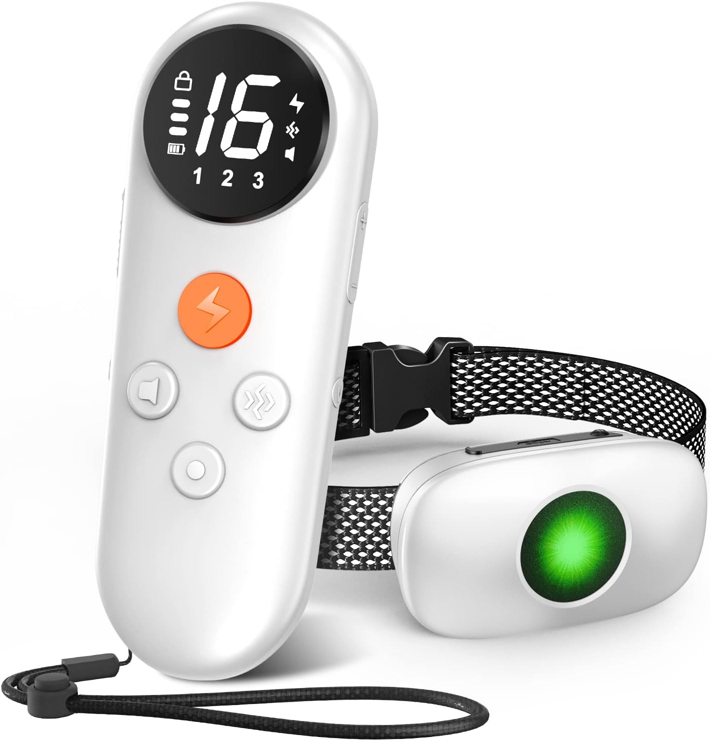 Dog Shock Collar,PORUIS Lightweight Dog Training Collar with Remote,Rechargeable E-Collar Bark Collar with 3Safe Training Modes,Security Lock and 1640Ft Remote for Small Medium Large Dog Pack of 2