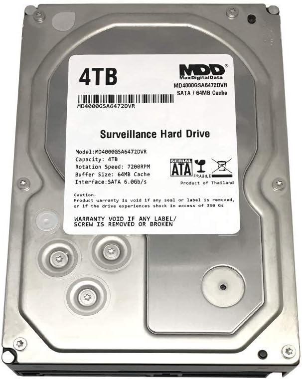 MaxDigitalData 4TB 64MB Cache 7200PM SATA 6.0Gb/s 3.5