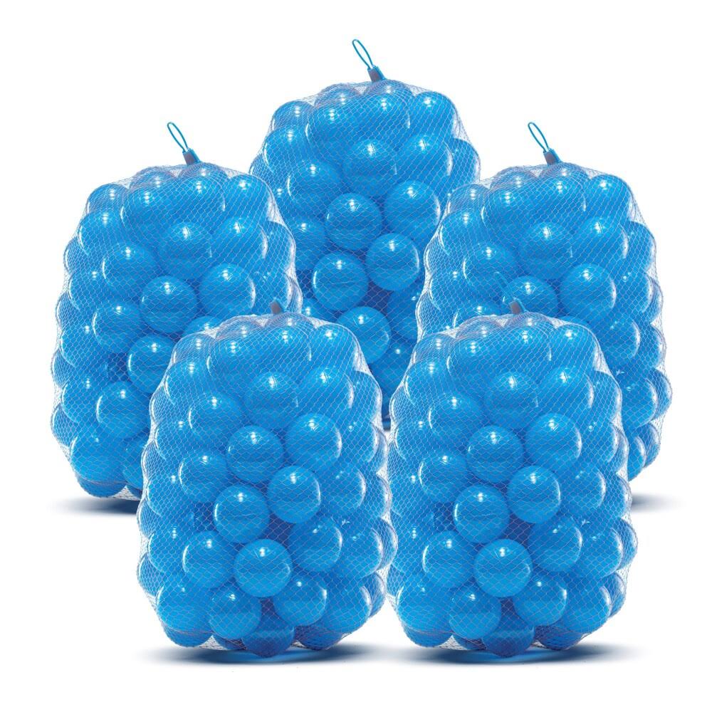 Upper Bounce Crush Proof Plastic Trampoline Pit Balls 500 Pack - Blue