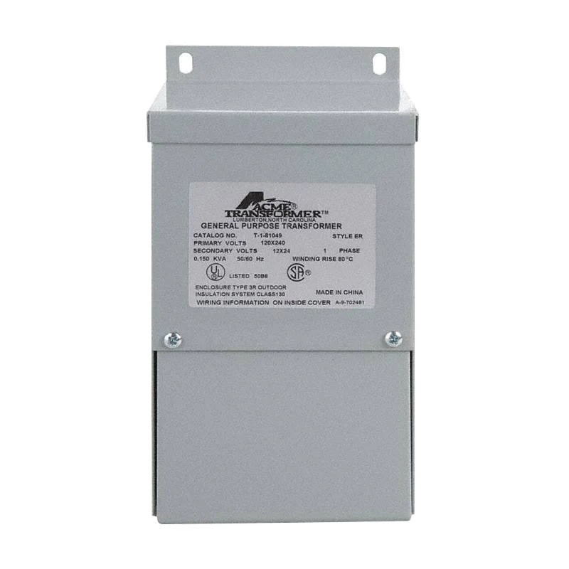 Acme T181047 Transformer, 50VA, 1P, 120x240V, 12/24, Buck-Boost