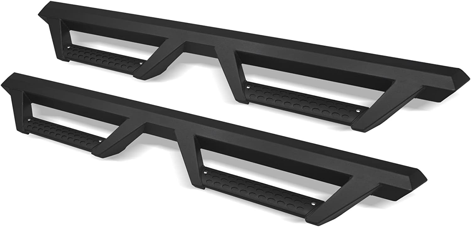 Armordillo USA 7180277 AR Drop Step Bars - Matte Black Fits 2005-2022 Tacoma Access (Extended) Cab