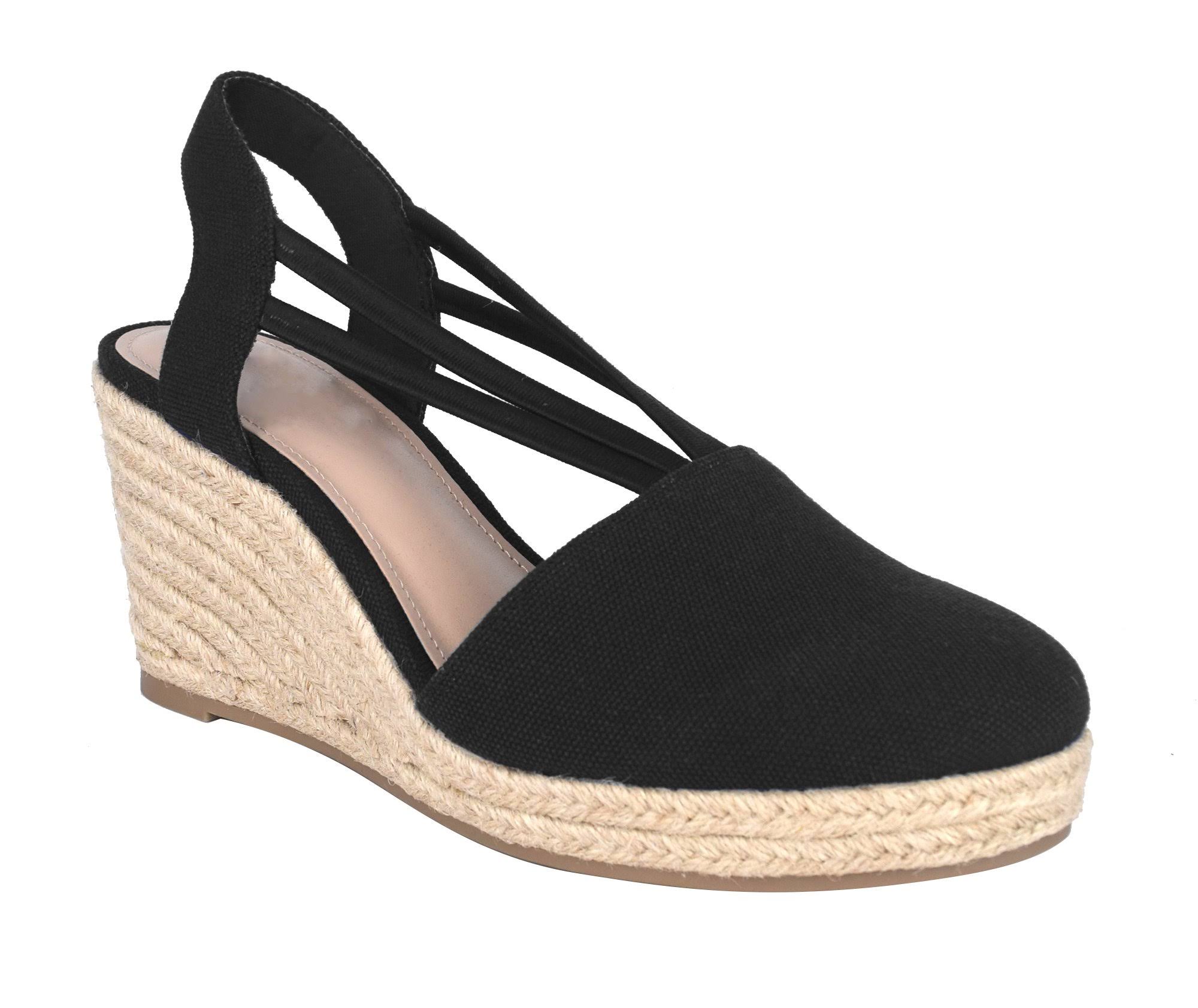 Impo Black Taedra Stretch Wedges
