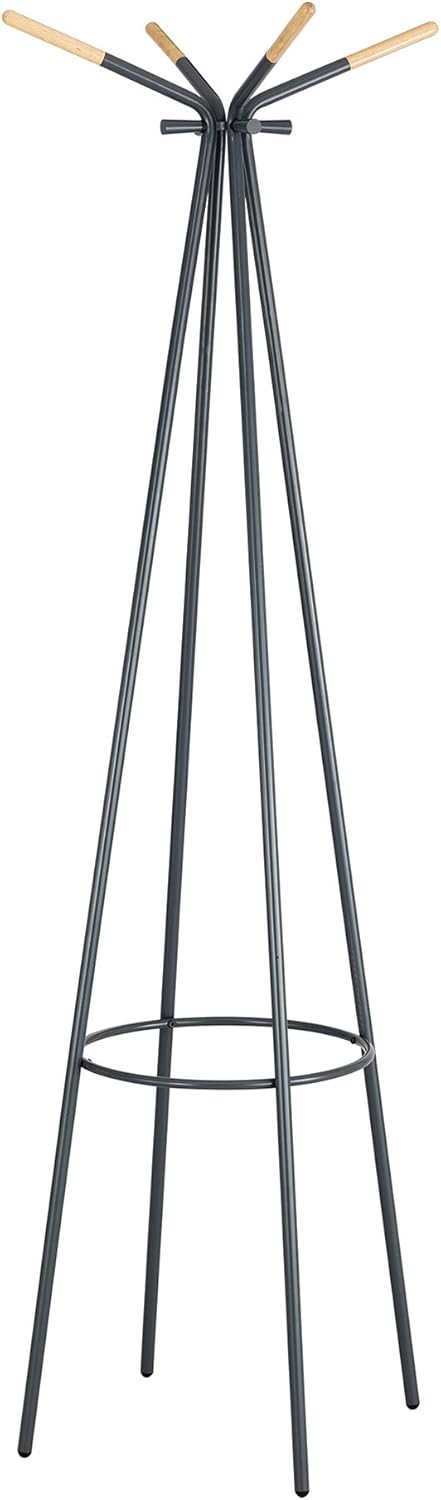 Safco Products 4256BL Family Coat Rack Tree, Black Pack of 2