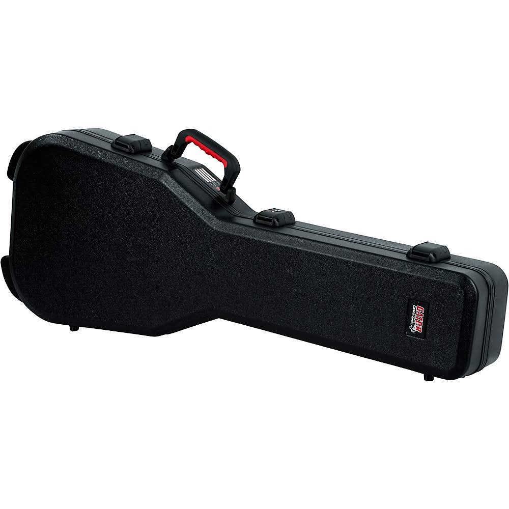 Gator Flight Pro TSA Series ATA Molded Gibson SG Guitar Case Black Red