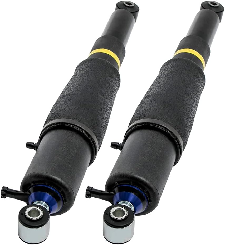 maXpeedingrods Pair Rear Air Suspension Shocks + Air Compressor for Chevy Tahoe Suburban 1500 for GMC Yukon for Cadillac SUV 2000-2014 25979391