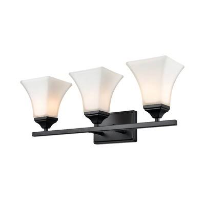 Beatrix 3-Light Vanity Light Winston Porter Finish: Matte Black