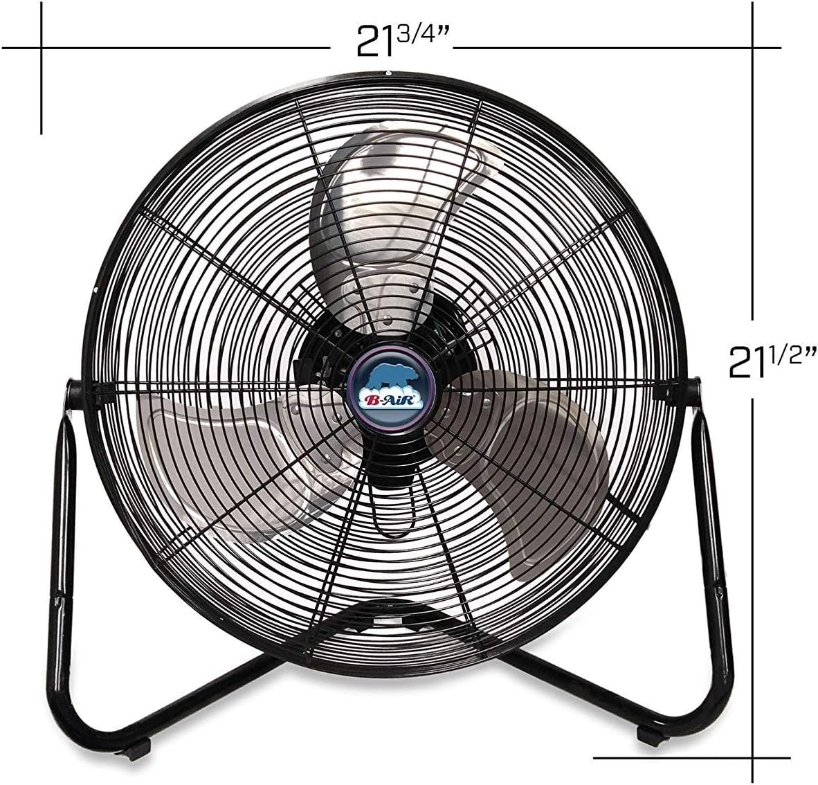 B-Air FIRTANA-20X High Velocity Electric Industrial and Home Floor Fan, 20
