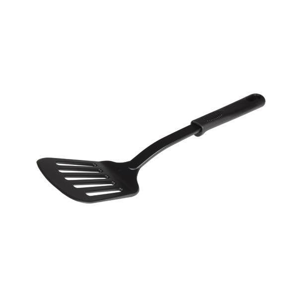 12x22 Black Nylon Slotted Heat Resistant Turner / Spatula,36 Packs