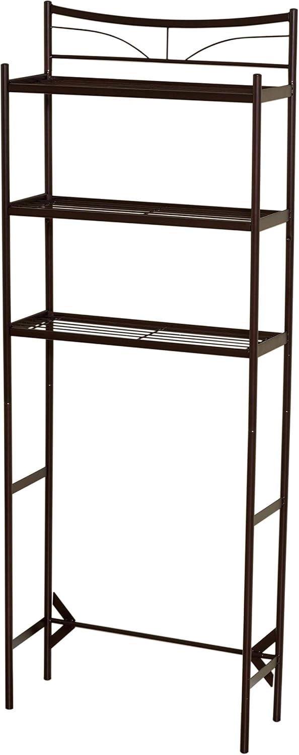 Zenna Home 9065NN Bathroom Spacesaver, Pearl Nickel Pack of 2