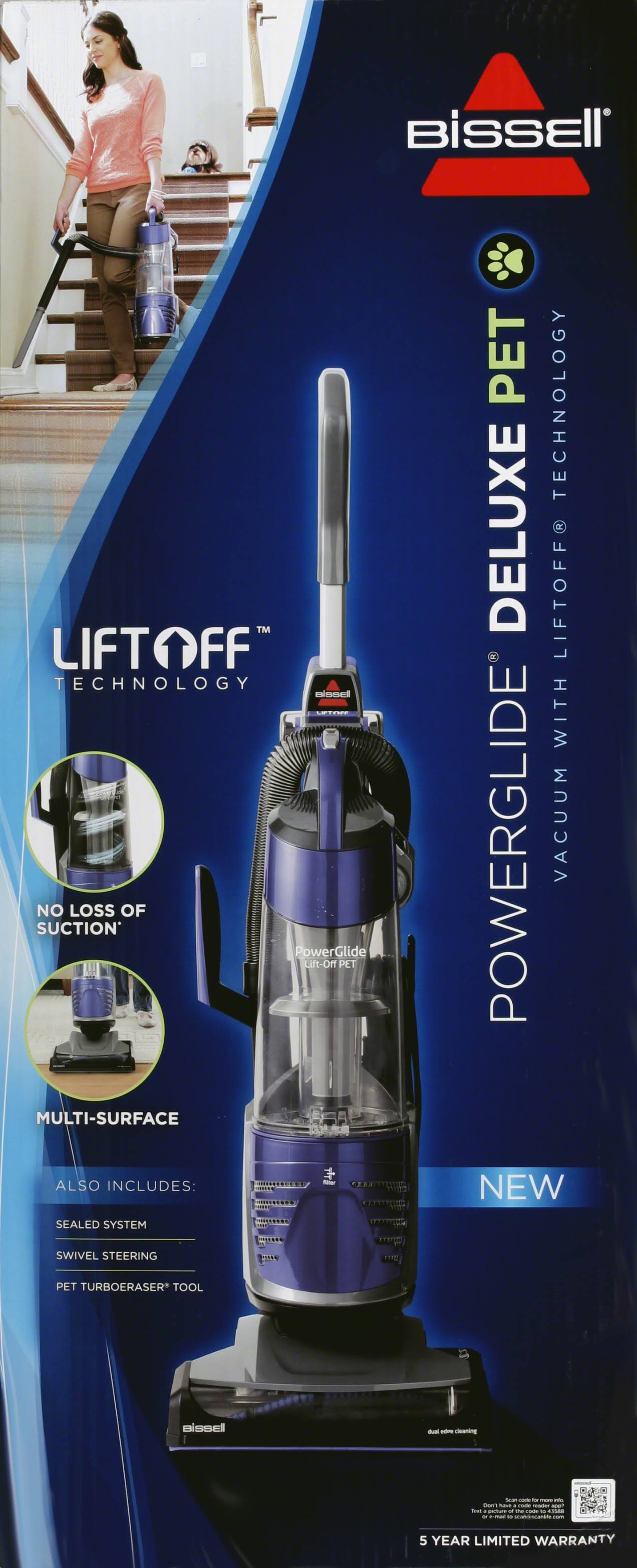 Bissell Deluxe Pet Vacuum Cleaner, with LiftOff Technology, PowerGlide