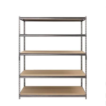 Muscle Rack 60 in. W x 72 in. H x 24 in. D 5-Tier Steel Shelving Unit
