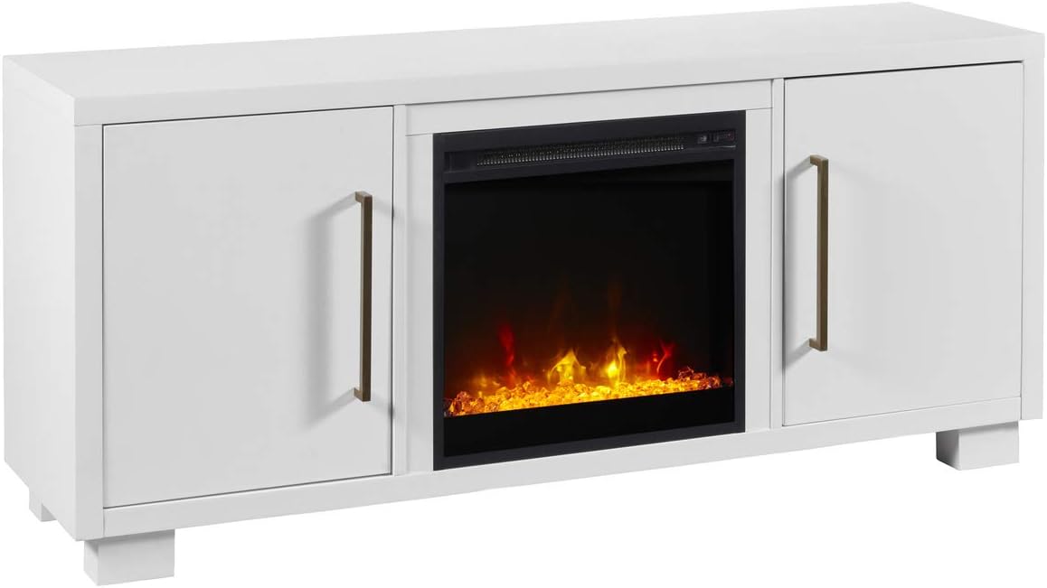 DIMPLEX Shelby Electric Fireplace, One Size, White