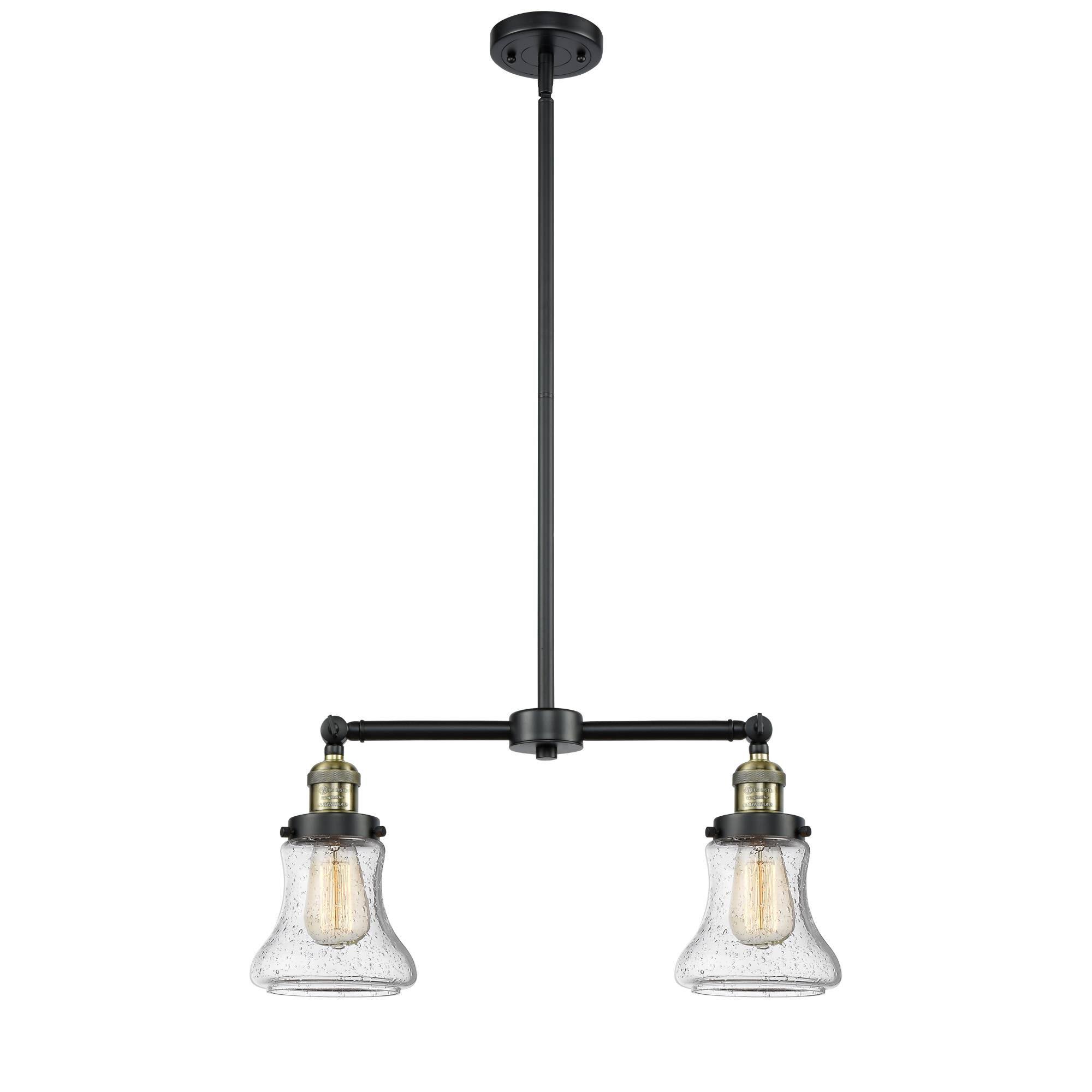 Innovations Lighting 209-BAB-G194 Bellmont - 2 Light Chandelier Black