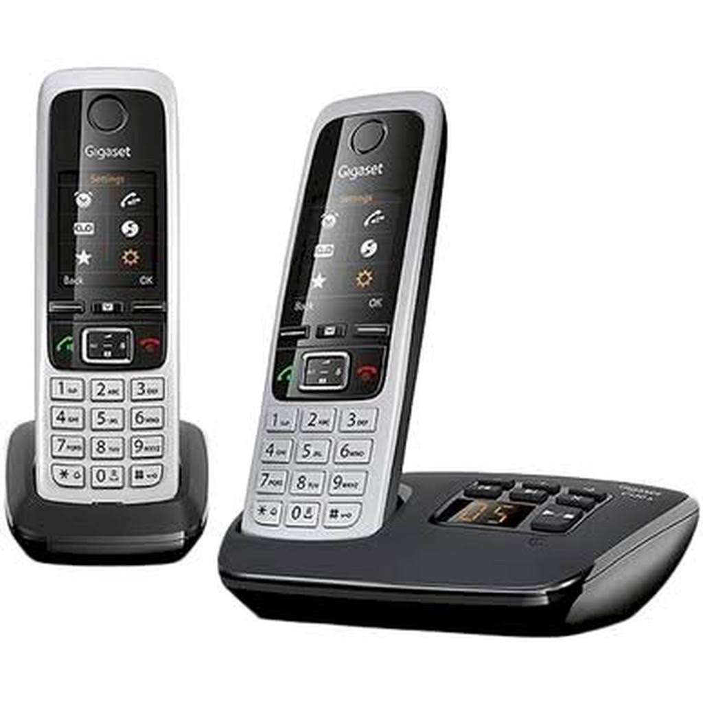 Gigaset C 430 A Duo,Cordless Phone,Silver/Black