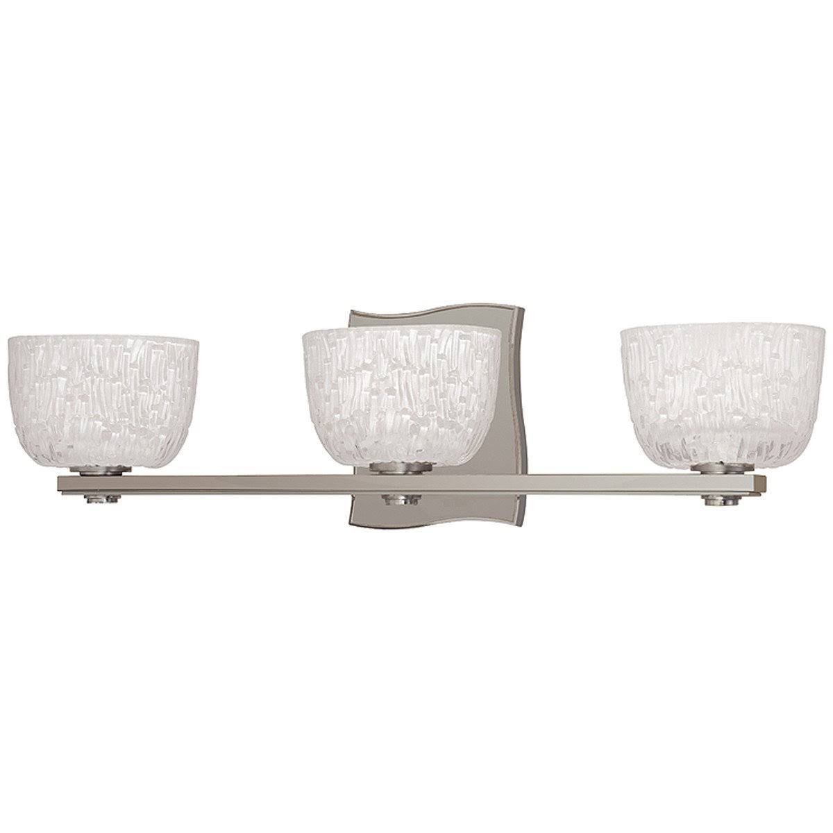 Hudson Valley 2663-SN Cove Neck 3 Light Bath BRACKET, Satin Nickel