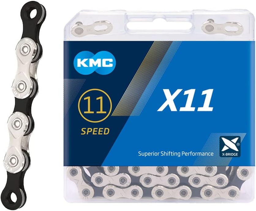 Bibike KMC 11 Speed Chain 118 Link Upgraded X11 Chain Pack of 2