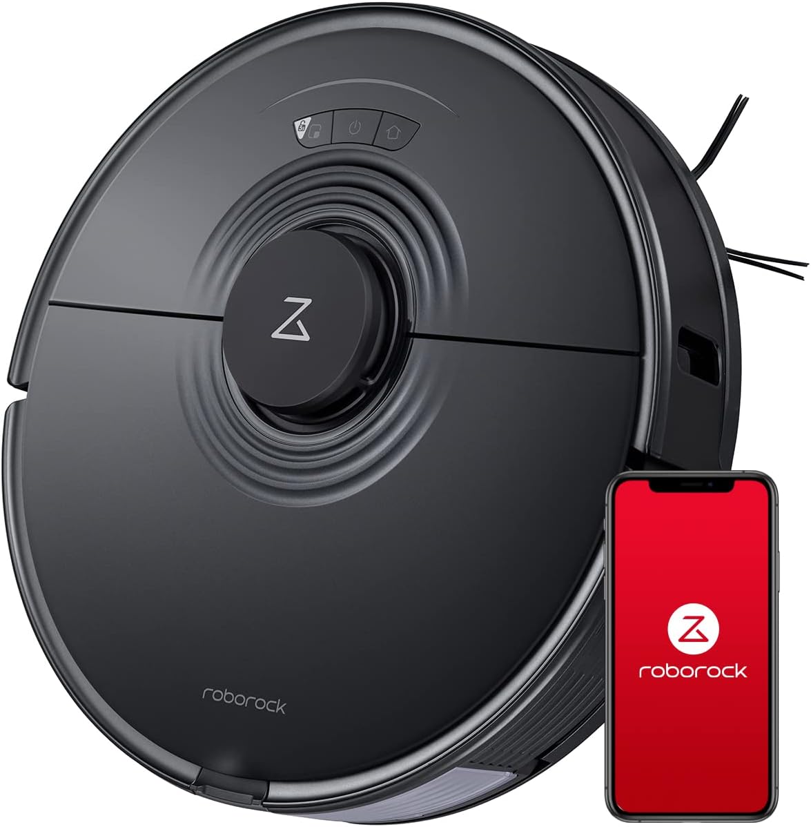 Roborock S7 Robot Vacuum and Mop, 2500PA Suction & Sonic Mopping, Robotic Vacuum Cleaner with Multi-Level Mapping, Works with Alexa, Mop Floors and Vacuum Carpets in One Clean, Perfect for Pet Hair