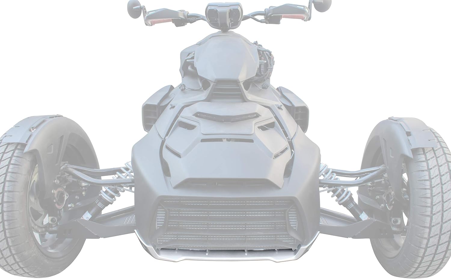 SAUTVS Plastic Radiator Protector for Can-Am Ryker, Lower Protector Skid Plate for Can Am Ryker All Models Accessories (Replace #219400999)