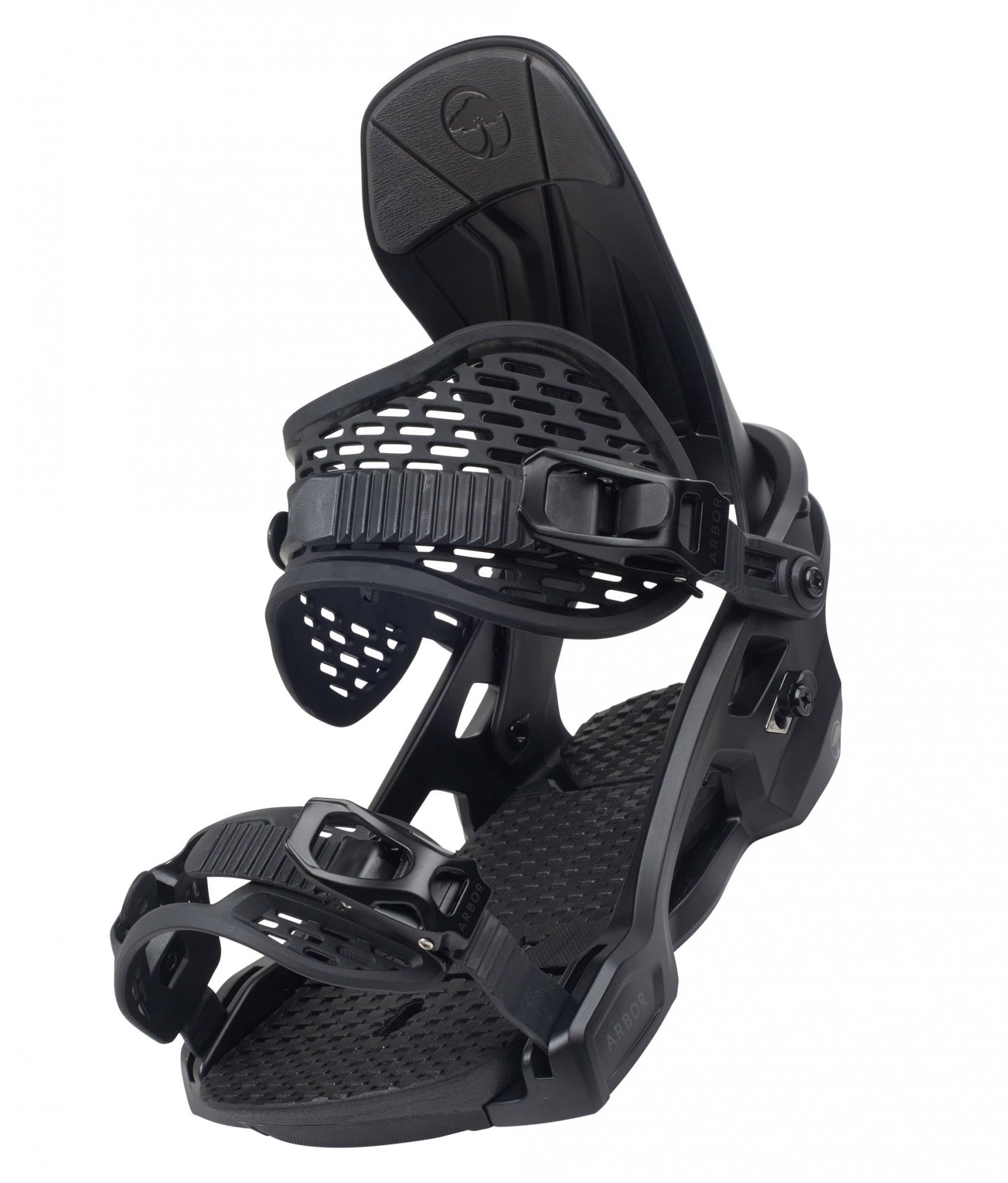 Arbor Spruce Snowboard Bindings 2021 - S/M, Black