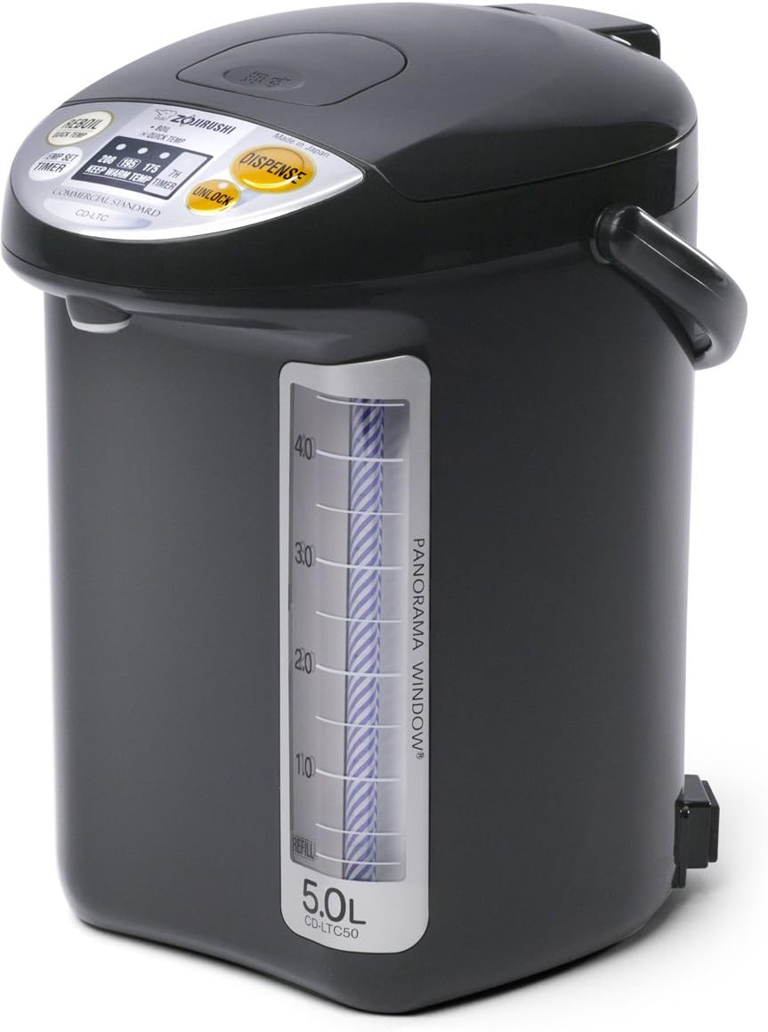Zojirushi CD-LTC50-BA Commercial Water Boiler And Warmer, Black